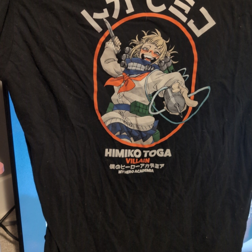 Black Himiko Toga Graphic T-Shirt